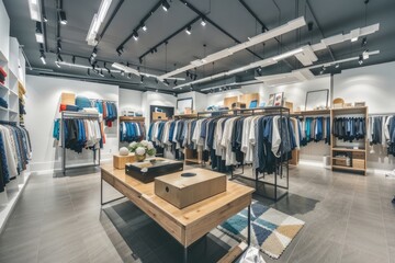 interior of a clothing store