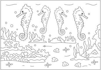 Adventure Coloring Book Animal Kingdom and Wild Safari