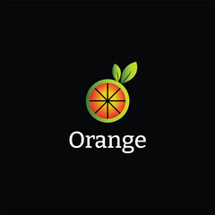 Fresh fruit logo design template in a vector format 