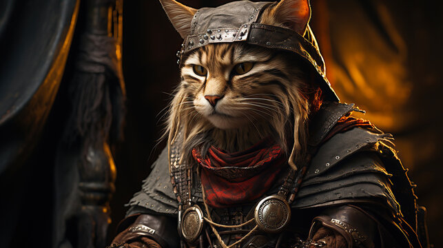 Tabaxi warrior - AI Generative