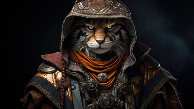 Tabaxi warrior - AI Generative