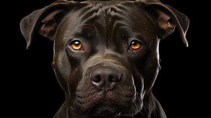 Stafford Dog face - AI Generative