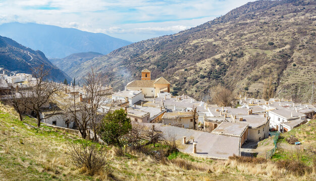 Bubion village in Alpajurra of Granada province, Spain