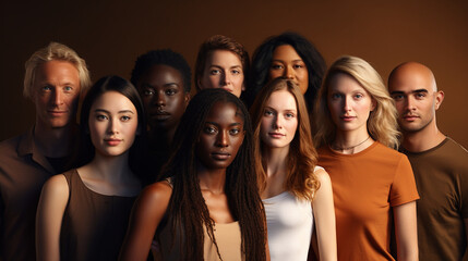 Multi Kulturelle Frauen im sportlichen Outfit als Team Porträt, ai generativ