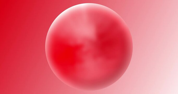 Gradient meta ball. Gradient smoky orb ball. Energy Sphere. red orb ball animated background.