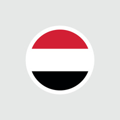 Flag of Yemen. The Yemeni flag is a tricolor of red-white-black. State symbol of the Republic of Yemen.