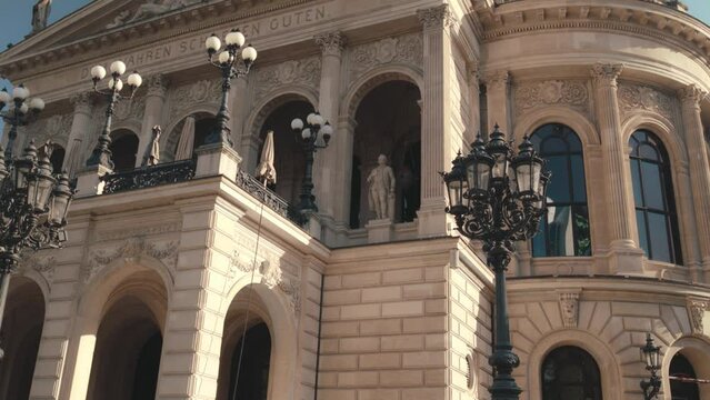 Exterior of the Oper Frankfurt during daytime