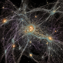 Neural Network Galaxies, Made With Generative AI