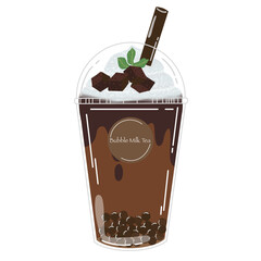 Bubble milk tea 