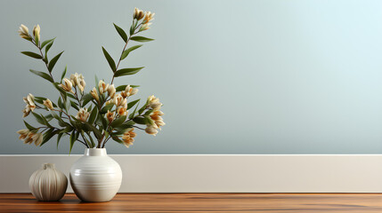 Fototapeta premium minimal background living room ai generated