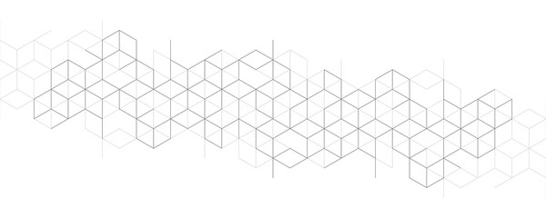 Abstract geometric background with isometric blocks, polygon shape pattern - obrazy, fototapety, plakaty