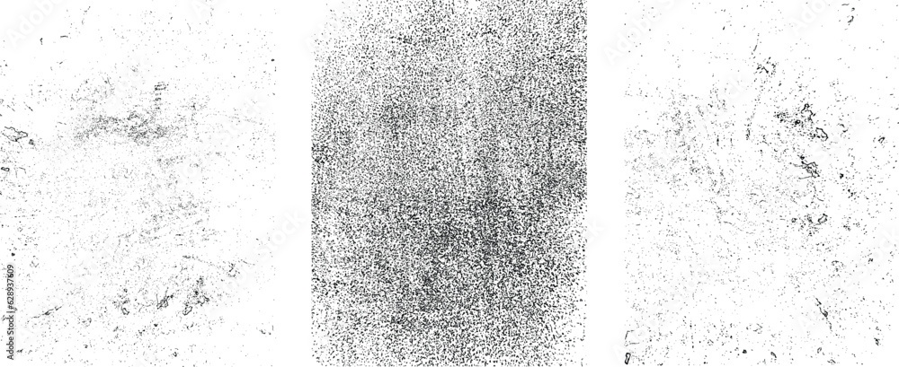 Fototapete grunge urban backgrounds set.texture vector.dust overlay distress grain ,simply place illustration o