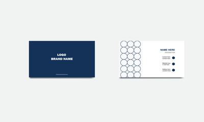 Corporate & Creative Blank Business Card Layout Design 