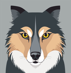 illustration of a wolf