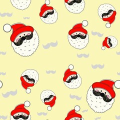 
Santa Claus cartoon stickers gifts, beautiful decorations for Christmas