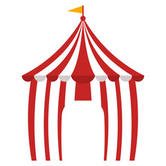 Carnival tent Illustration. Events. festival. circus