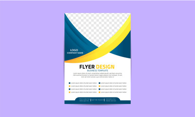 Vector business flyer 