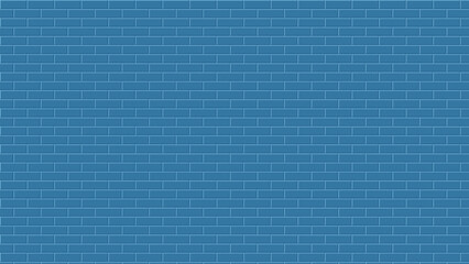 Abstract brick wall vector illustration background design, Blue brick wall texture vector illustration