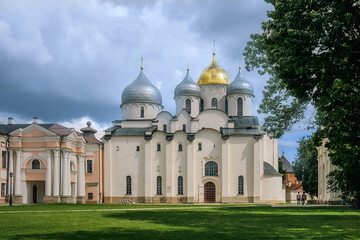 Fototapeta na wymiar St. Sophia Cathedral, Kremlin, Veliky Novgorod, Russia.