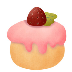 cake with strawberry
