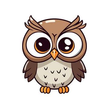 owl bird cartoon 