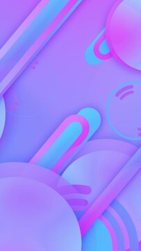 Simple geometric motion abstract background. .Cool colorful template. Background Loop..