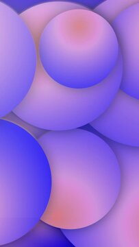 Color corporate geometric  shapes looped background. Video animation.