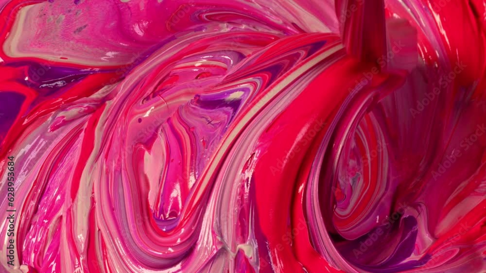 Aufkleber .mixing a new pink color i'm using red, purple, .orange and a bit of white paint to soften it to mix