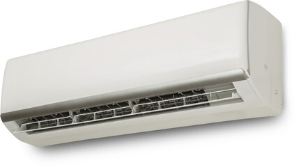 modern air conditioner isolated