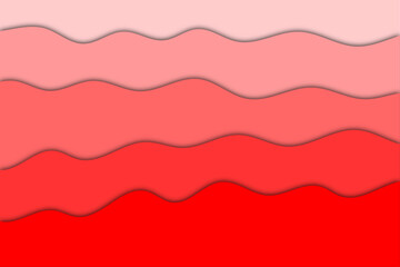 Red Paper Cut Background Illustration