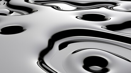 Petroleum crude oil. Abstract black background. Dark water. Liquid structure with bubbles smudged. Texture. Illustration for banner, poster, cover, brochure or presentation.