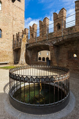 Interno della Rocca San Vitale di Fontanellato, Parma Emilia Romagna