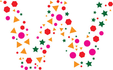 w letter logo ,  abstract w letter , abstract pattren
