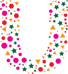  u letter logo ,  abstract u letter , abstract pattren