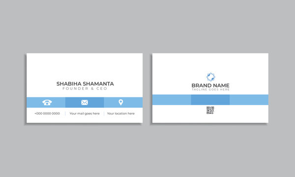 Unique Business Card Design Business Card Template Fresh Card Minimal Design Own Design Simple Design Vector Illustrator Visiting Card Name Card