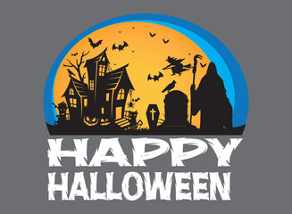Halloween Celebrations T-Shirt Design