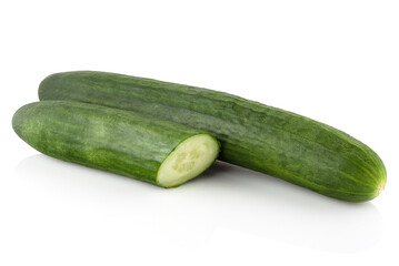 Long green cucumbers