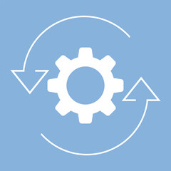 settings. to fix. work. website. Internet. web page. window. a computer. a laptop. technology. technique. bug. hang. vector illustration. on a colored background. modern style. flat drawing.