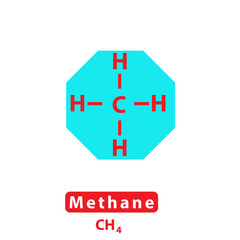 Structure formula flat style color logo illustration