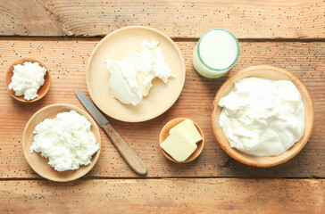 Milchprodukte Milch Produkte Quark Käse Butter Laktose Milchzucker