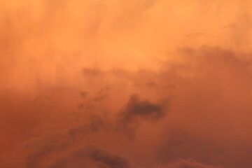 Cotton candy skies during hurricane season
