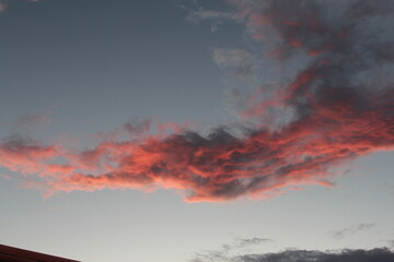 cotton candy sky after a storm