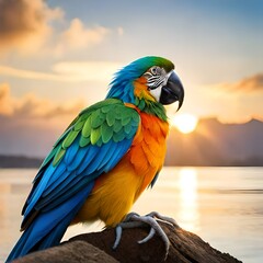 parrot generative by AI technology