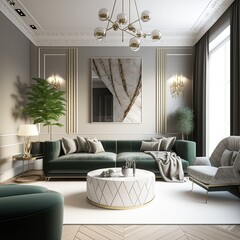 Luxurious Contemporary Living Room
