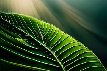 green leaf background by AI generating