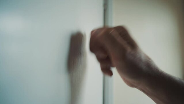 Man knocking at the door