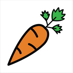 carrot icon vector design template