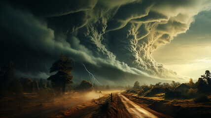 dark storm clouds, night, dark clouds, abstract art, halloween illustration, art, illustration, design.generative ai