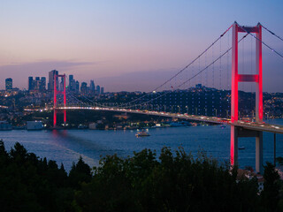 Fototapeta premium Bosphorus at Blue Hours