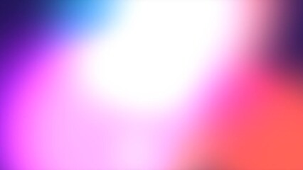 4K looped animation video. Multicolored bright spots are moving in different directions. Abstract colorful animation for desktop wallpaper, screensaver. Loop. Concept of serenity, joy. Template